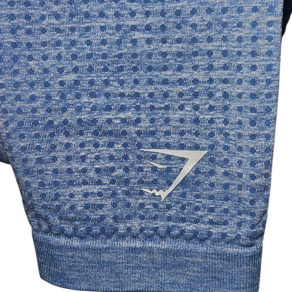 Gymshark Seamless Leggings, Blue, EUC (No Size Tag) - Picture 4 of 7